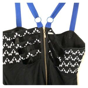 Anthro cut out back dress